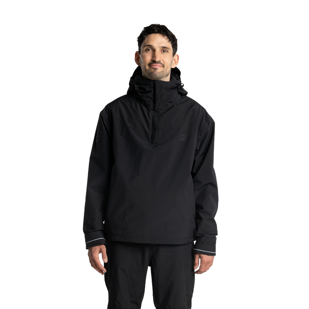 Men's EVO Pro Waterproof Insulated Half Zip Jacket - Stealth Black