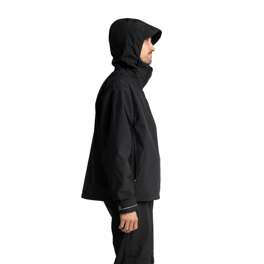 Men's EVO Pro Waterproof Insulated Half Zip Jacket - Stealth Black