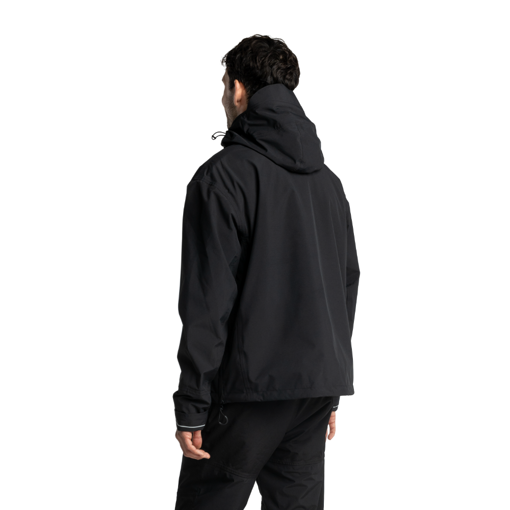 Men's EVO Pro Waterproof Insulated Half Zip Jacket - Stealth Black