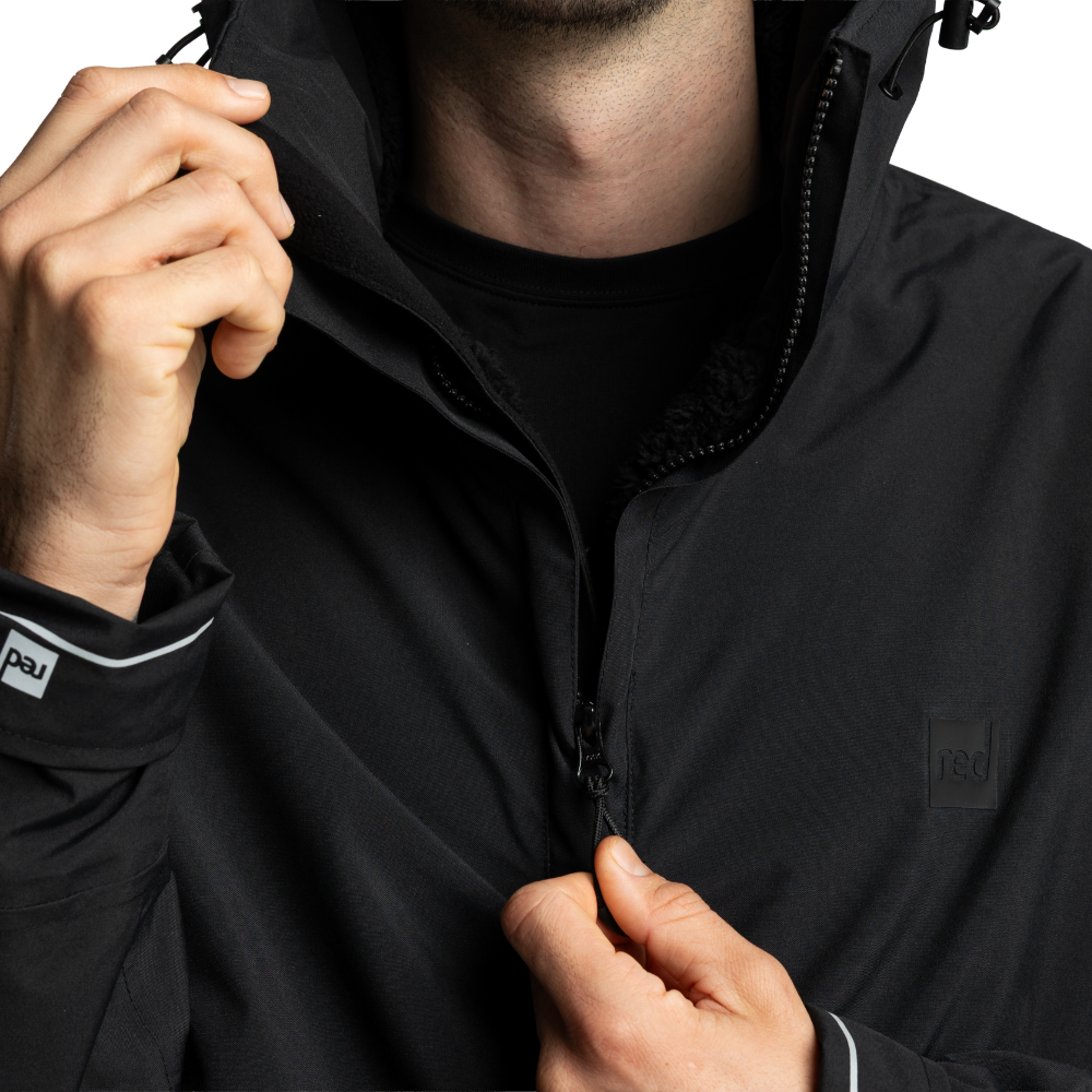 Men's EVO Pro Waterproof Insulated Half Zip Jacket - Stealth Black