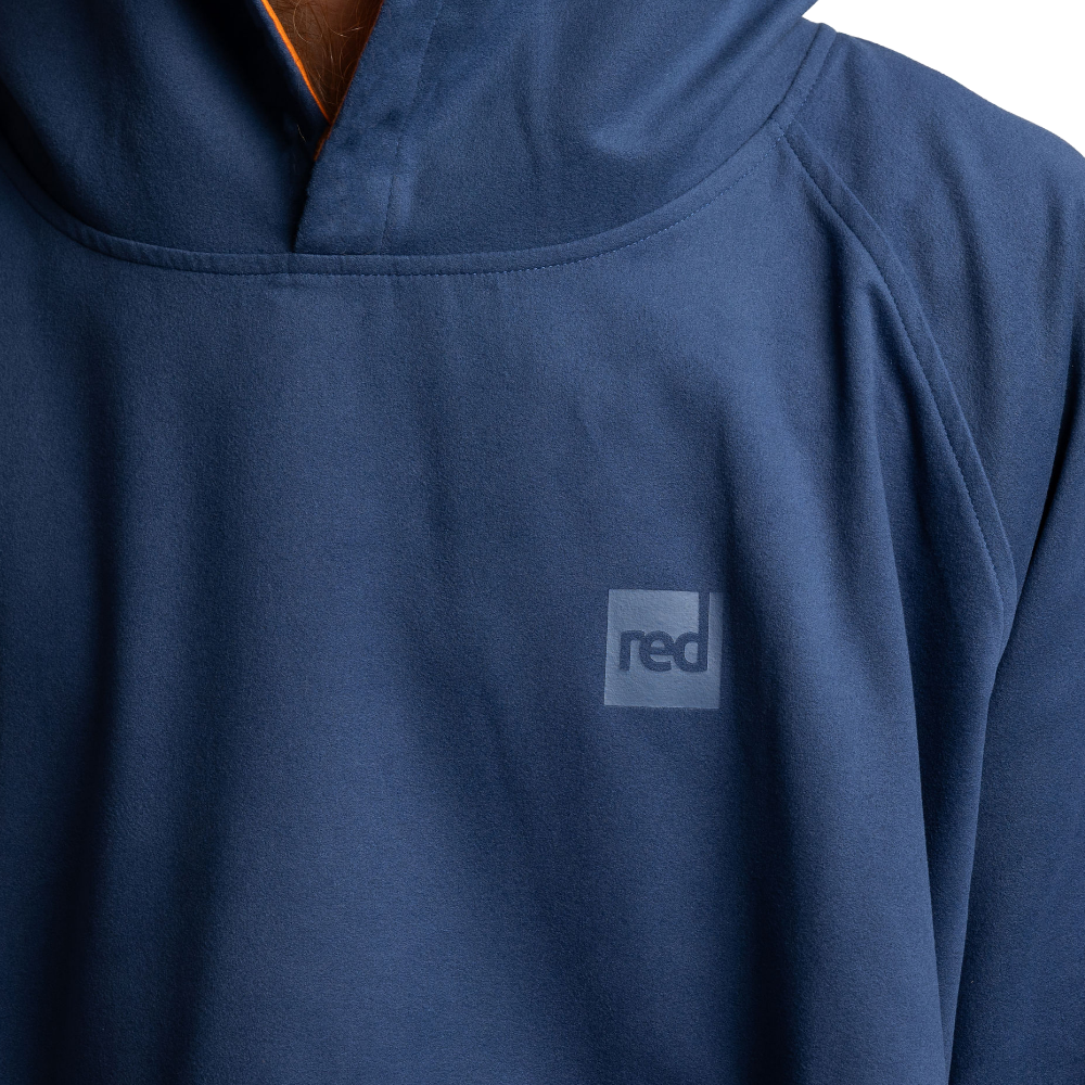 Men's Quick Dry Microfibre Poncho Changing Robe - Admiral Blue