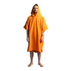 Men's Quick Dry Microfibre Poncho Changing Robe - Bitter Orange