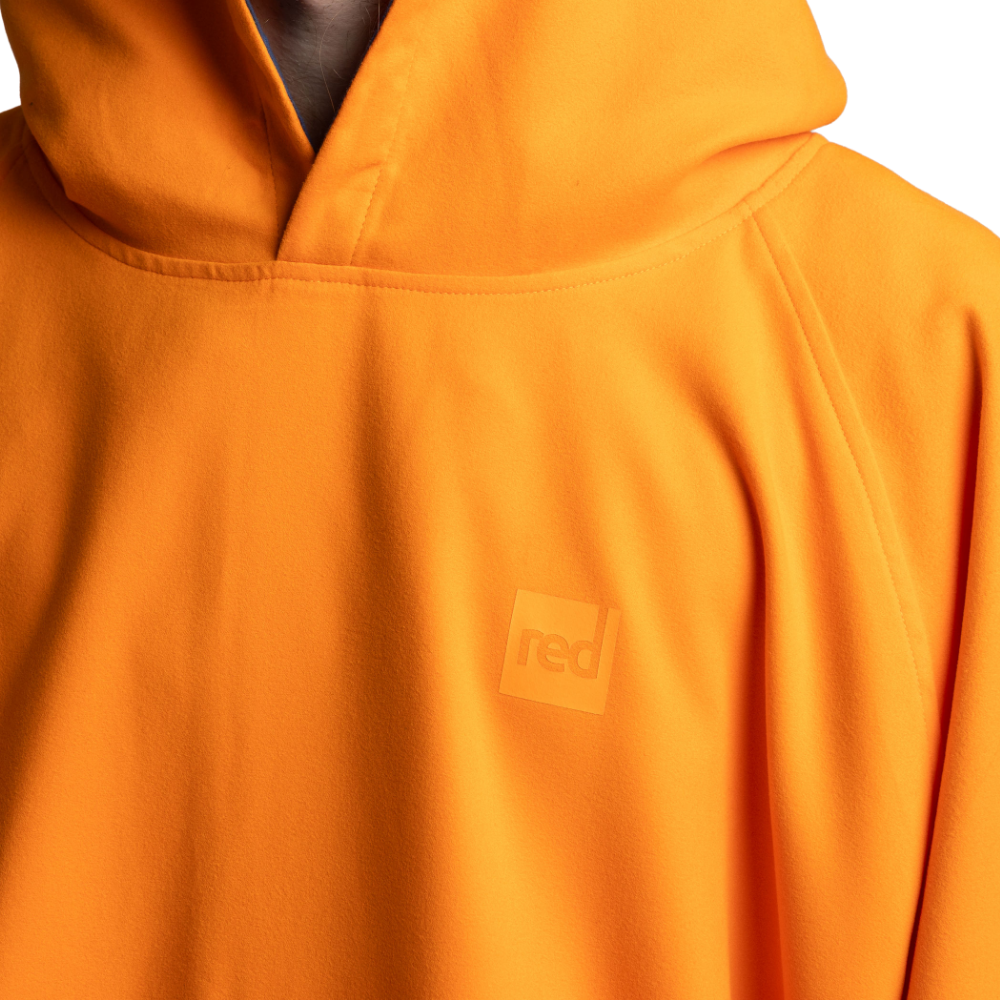 Men's Quick Dry Microfibre Poncho Changing Robe - Bitter Orange