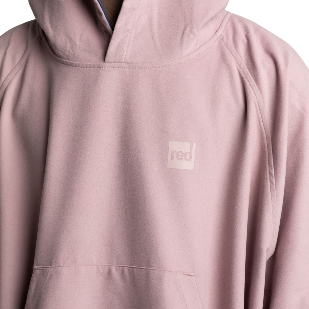 Men's Quick Dry Microfibre Poncho Changing Robe - Salty Pink