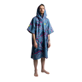 Men's Quick Dry Microfibre Poncho Changing Robe - Tidal Textures
