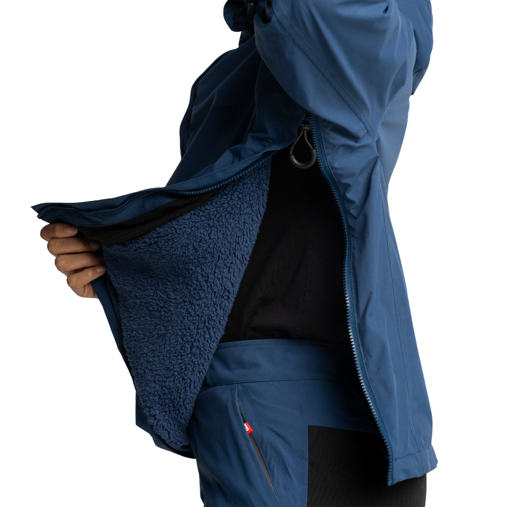 Women's EVO Pro Waterproof Insulated Half Zip Jacket - Admiral Blue