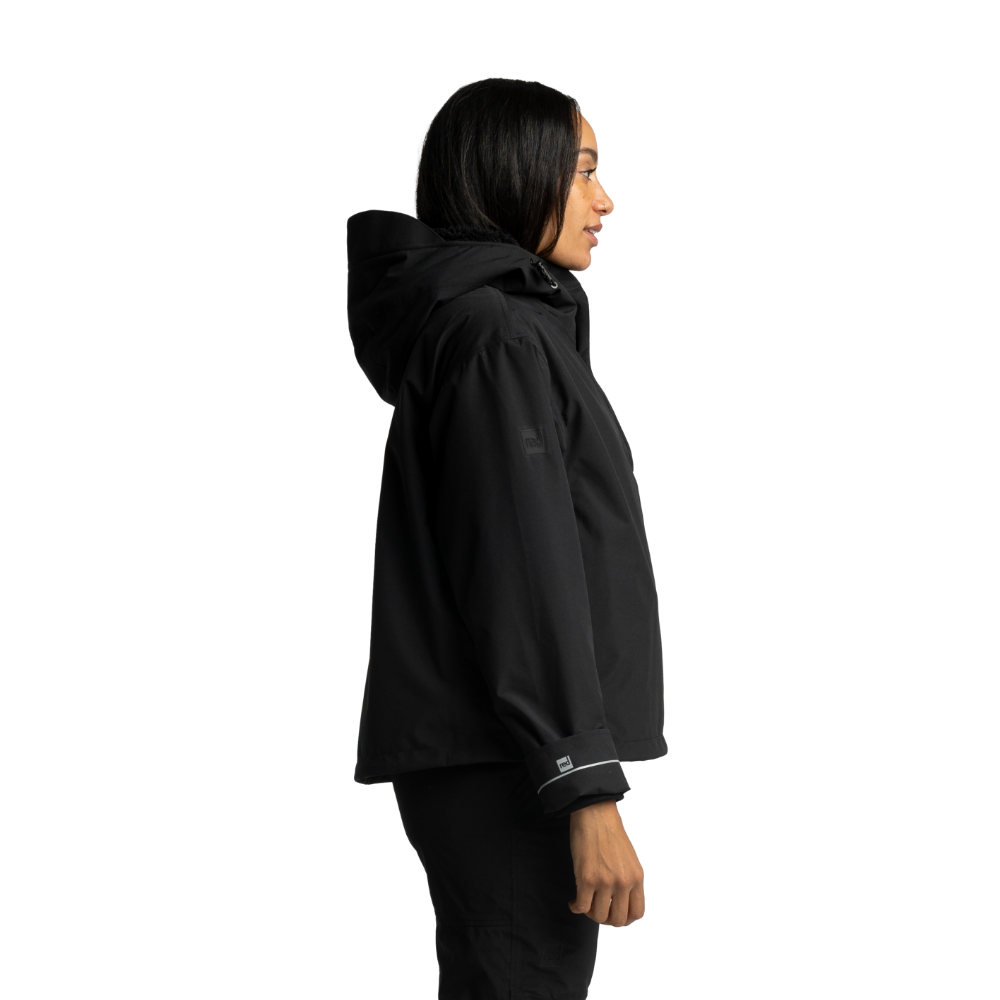 Women's EVO Pro Waterproof Insulated Half Zip Jacket - Stealth Black