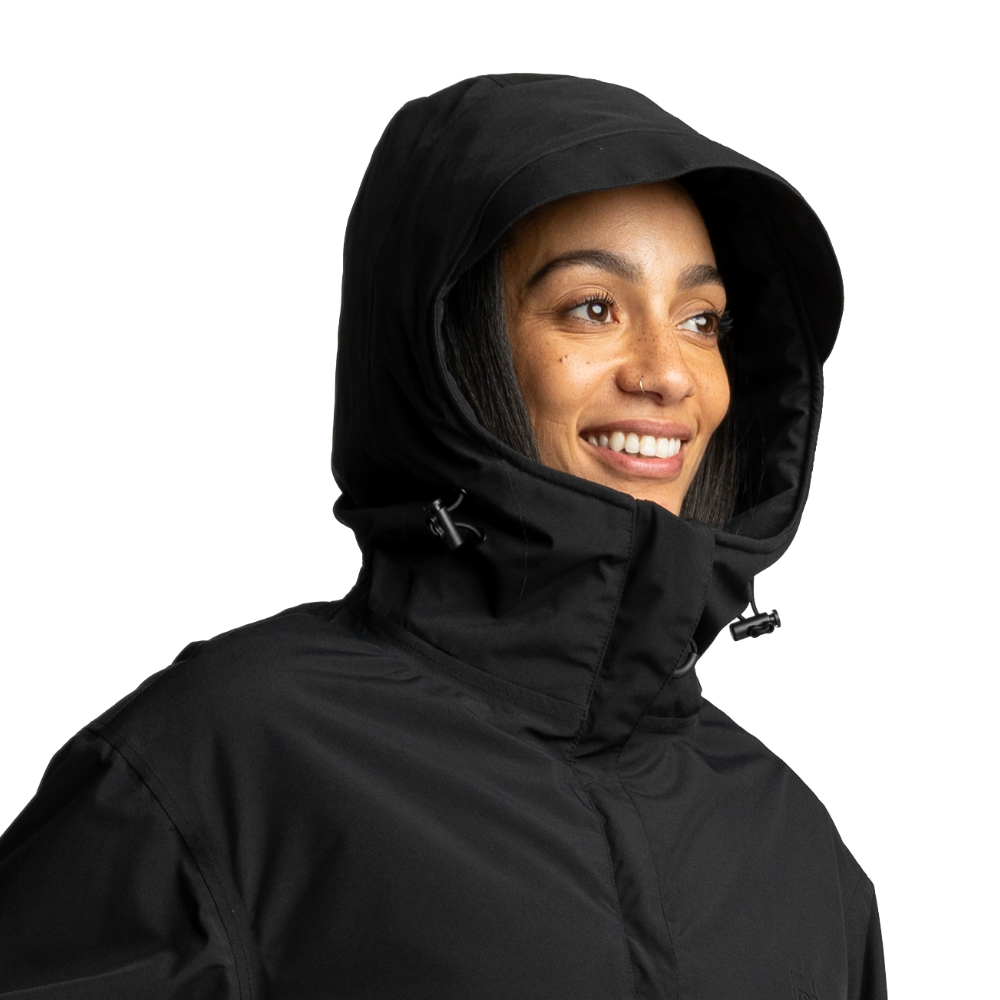 Women's EVO Pro Waterproof Insulated Half Zip Jacket - Stealth Black