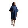 Women's Quick Dry Microfibre Poncho Changing Robe - Admiral Blue