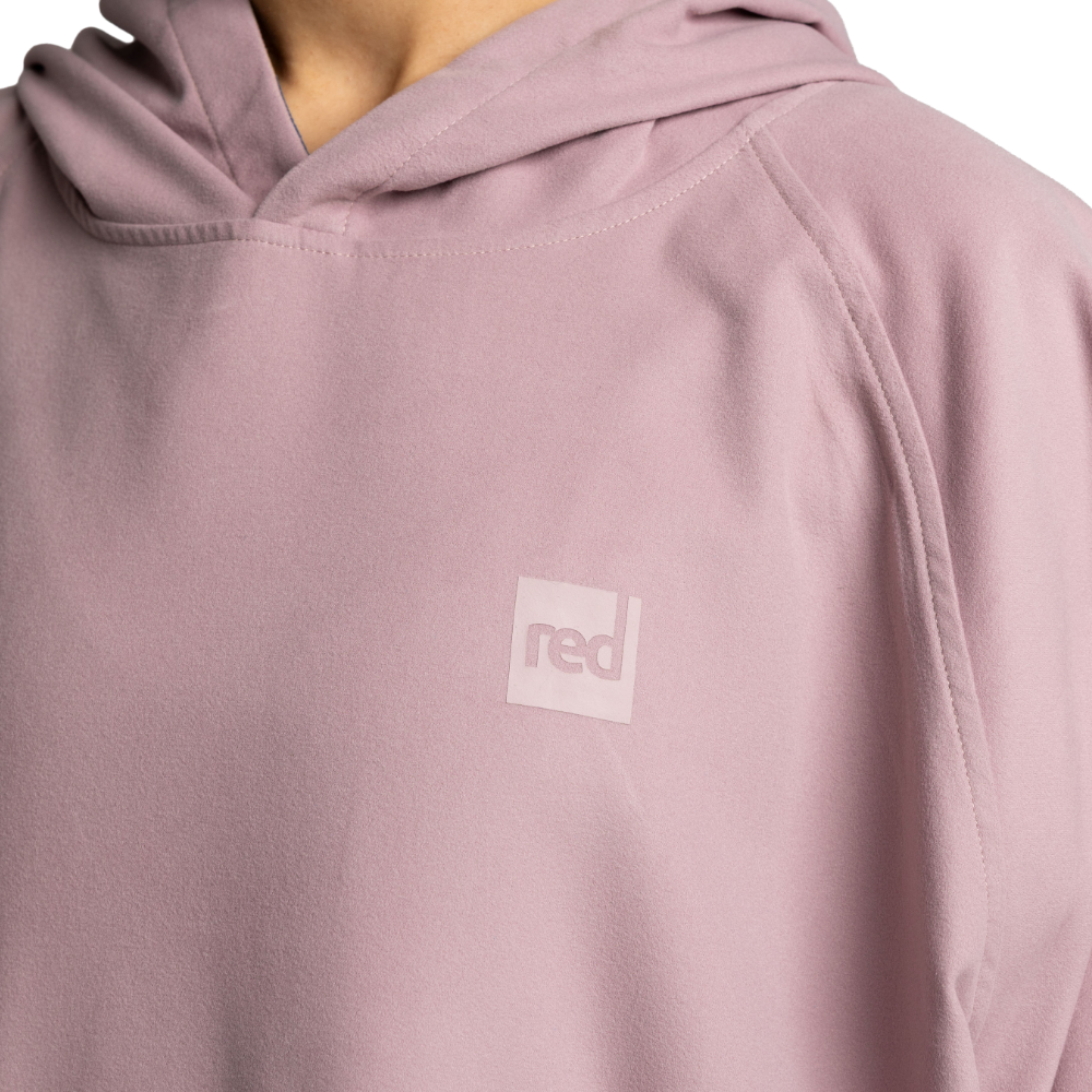 Women's Quick Dry Microfibre Poncho Changing Robe - Salty Pink