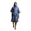 Women's Quick Dry Microfibre Poncho Changing Robe - Tidal Textures