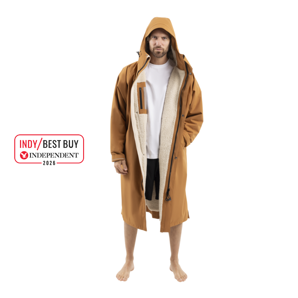 Men's Long Sleeve Dry Waterproof Changing Robe Alter EVO - Caramel