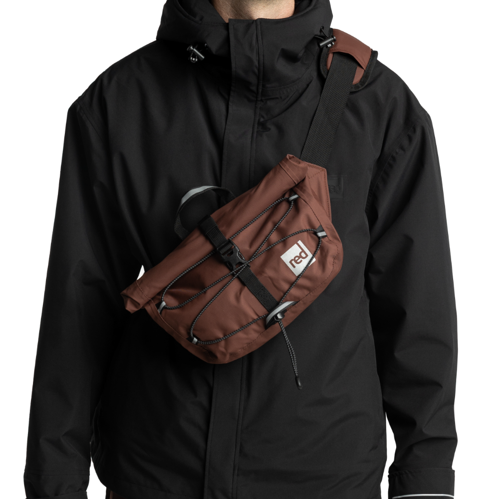 Lightweight Waterproof Crossbody Bag 7L - Deep Chestnut