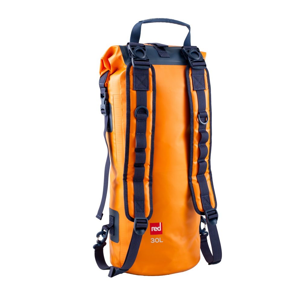 Waterproof Roll Top Dry Bag Backpack 30L - Bitter Orange