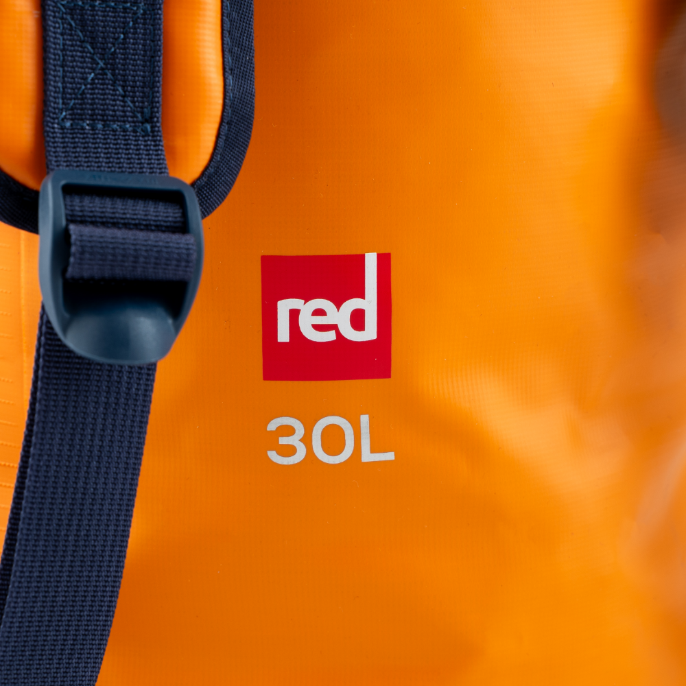 Waterproof Roll Top Dry Bag Backpack 30L - Bitter Orange