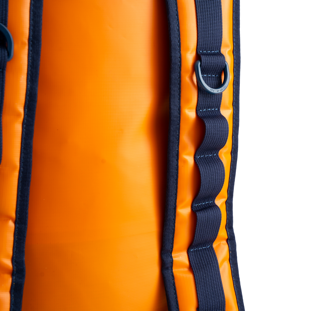Waterproof Roll Top Dry Bag Backpack 30L - Bitter Orange