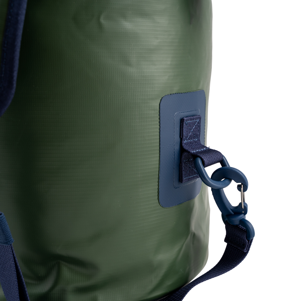 Waterproof Roll Top Dry Bag Backpack 30L - Forest Green
