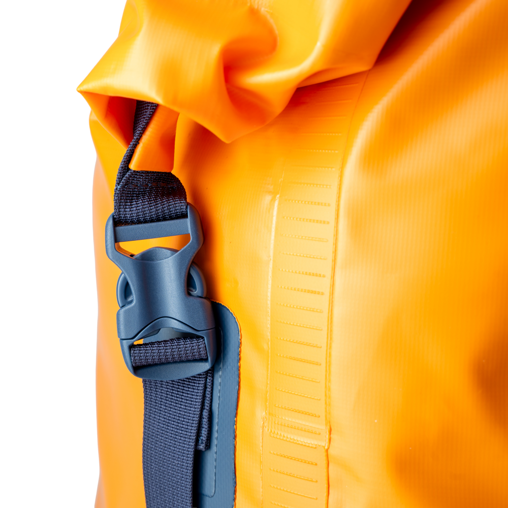 Waterproof Roll Top Dry Bag Backpack 60L - Bitter Orange