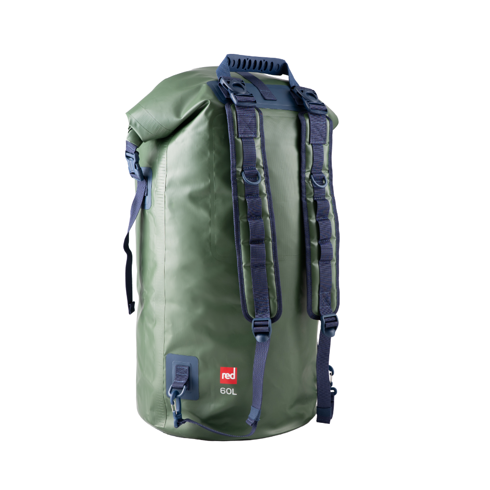 Waterproof Roll Top Dry Bag Backpack 60L - Forest Green