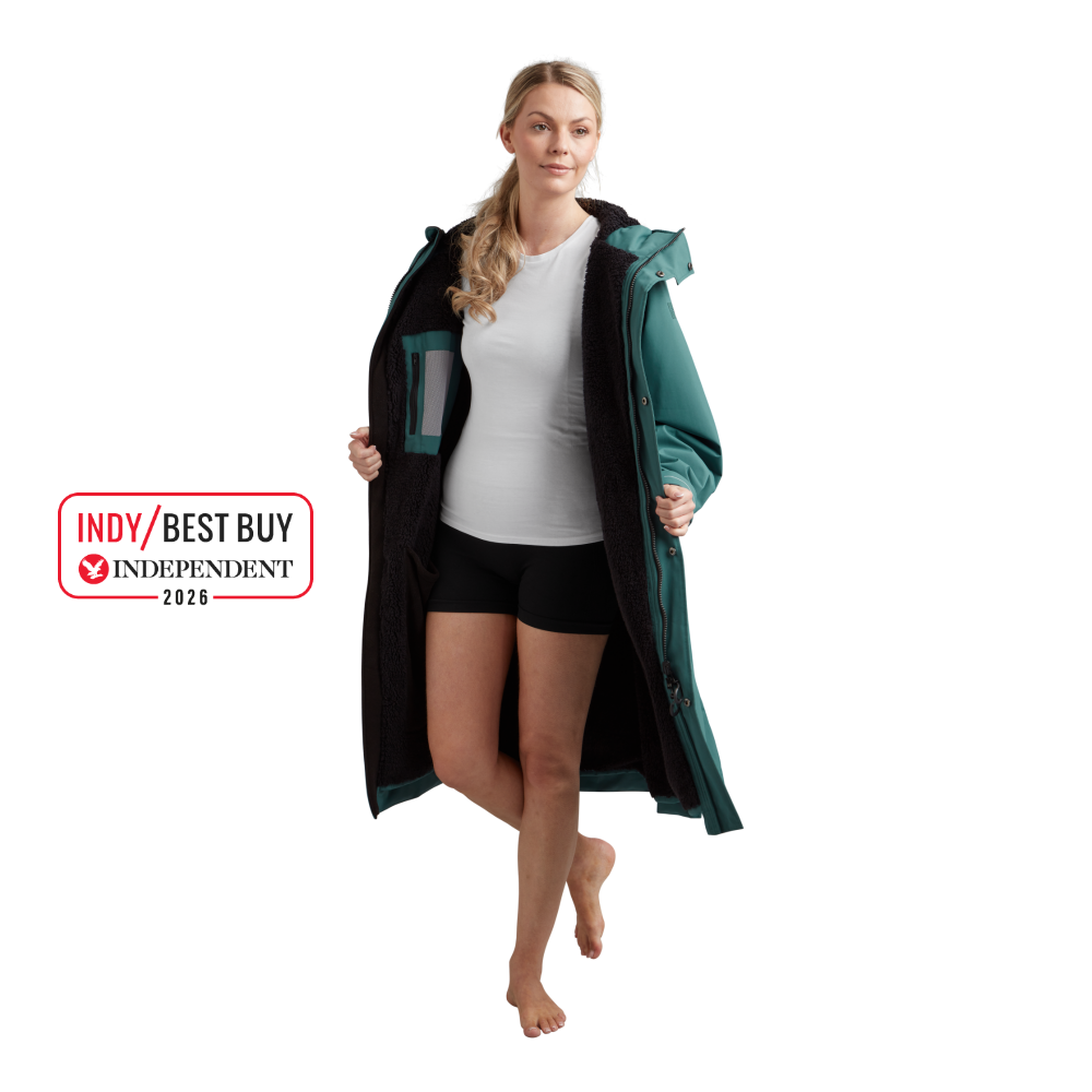 Women's Long Sleeve Dry Waterproof Changing Robe Alter EVO - Deep Teal