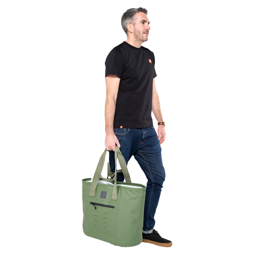 Waterproof Tote Bag 33L Olive Green