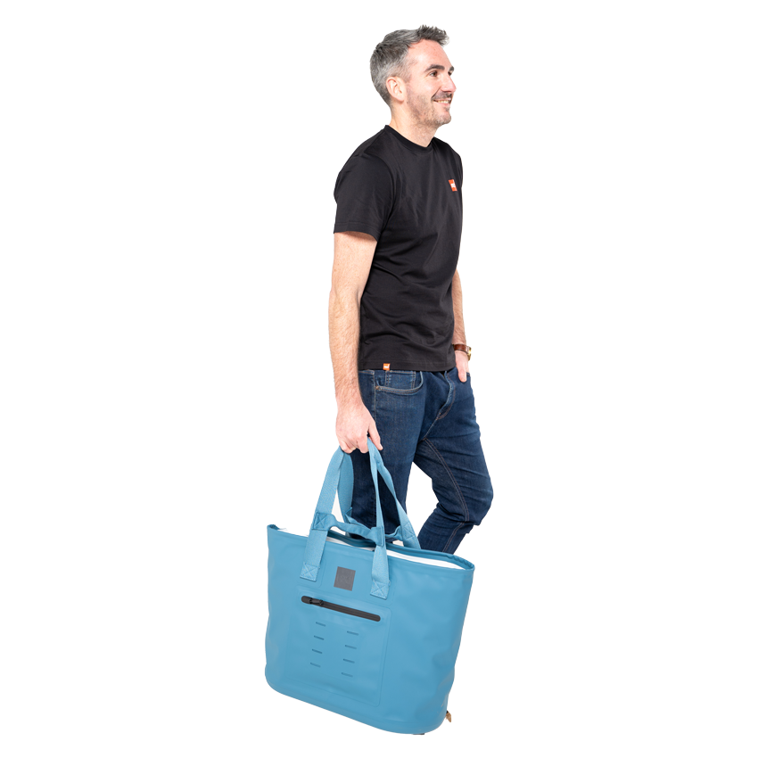 Waterproof Tote Bag 33L - Storm Blue