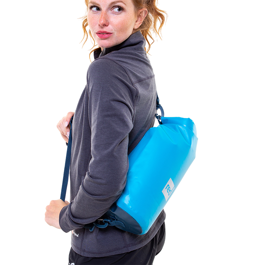 Waterproof Roll Top 10 Litre Dry Bag - Ride Blue