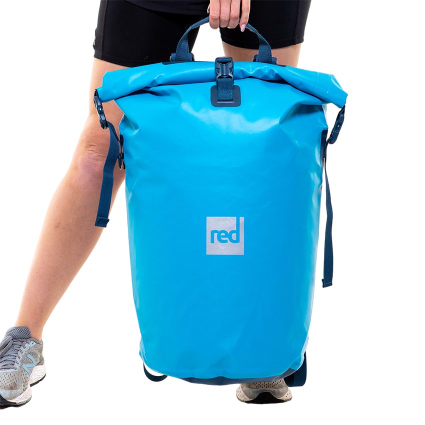 Waterproof Roll Top Dry Bag Backpack - Ride Blue