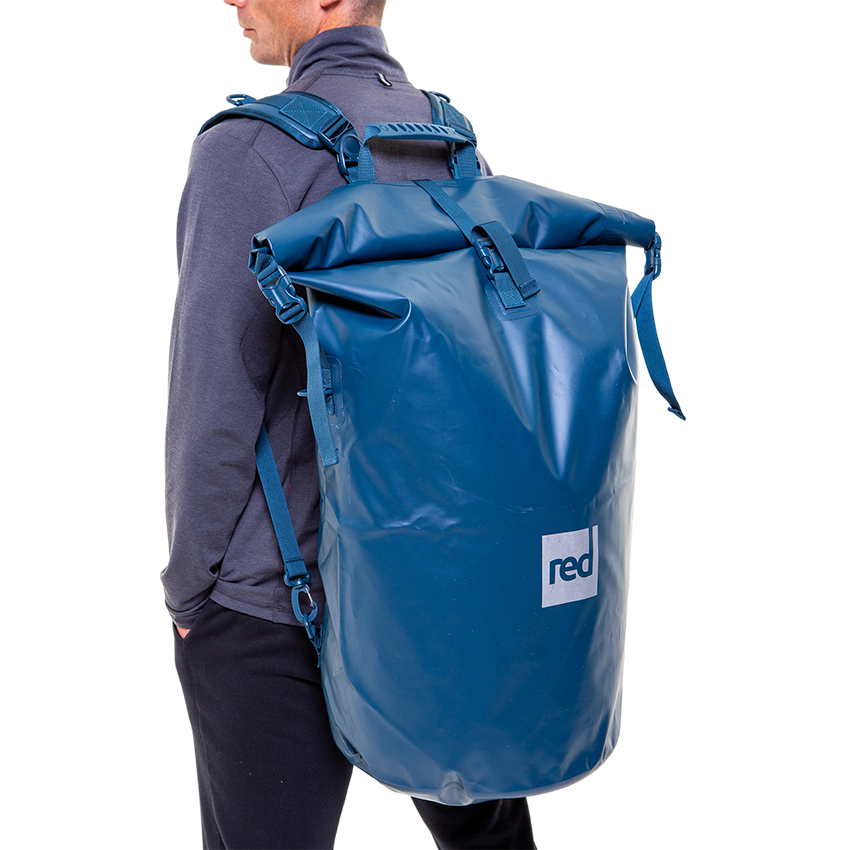 Waterproof Roll Top Dry Bag Backpack Deep Blue