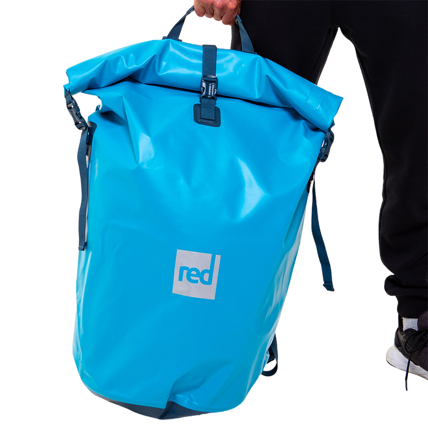 Waterproof Roll Top Dry Bag Backpack - Ride Blue