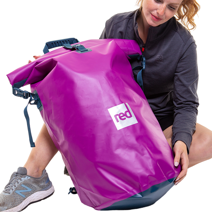 Waterproof Roll Top Dry Bag Backpack - Venture Purple