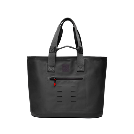 Red Equipment Waterproof Tote Bag 33L Obsidian Black Red Equipment UK