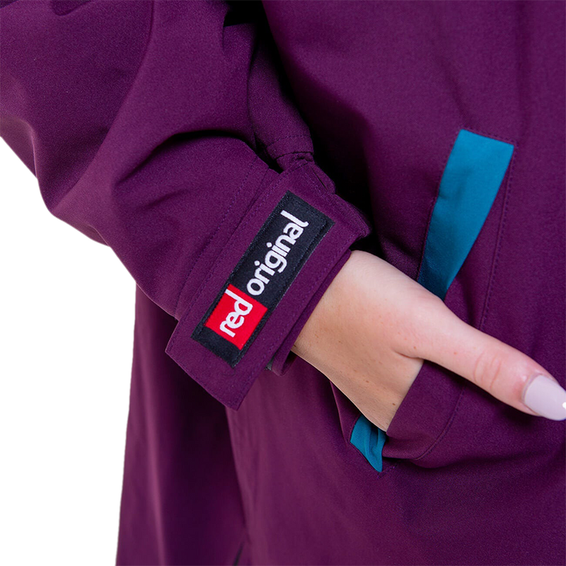 Women s Long Sleeve Pro Change Robe EVO Mulberry Wine