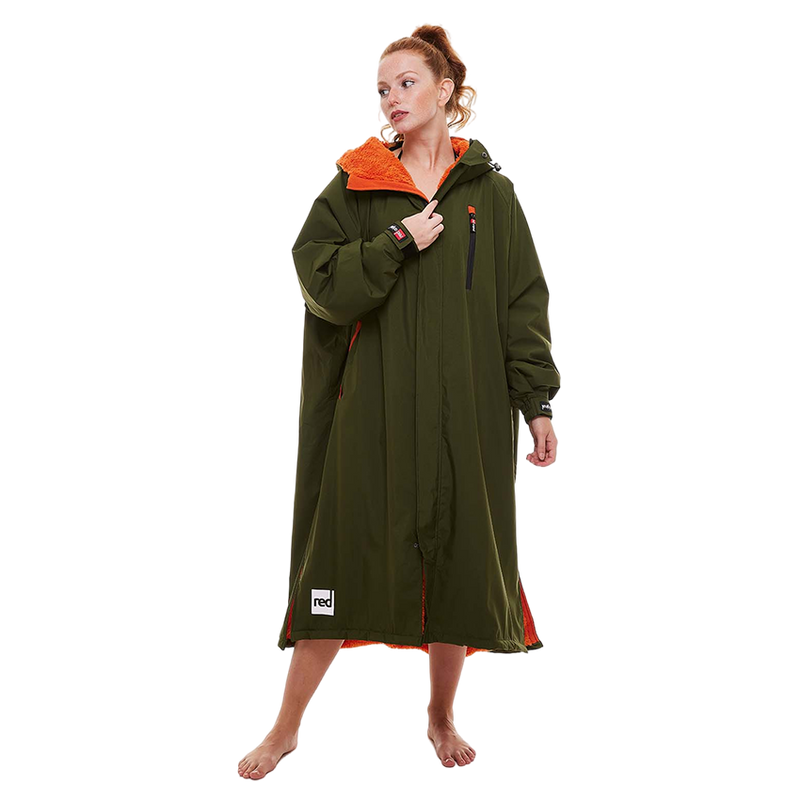 Women s Long Sleeve Pro Change Robe EVO Parker Green
