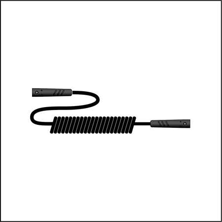 RPC 2025 Leash 8ft Coil Leash Cord